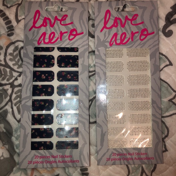 Aeropostale Other - 🛑 🎉HP🎉 2 Sets of Aeropostale Nail Stickers